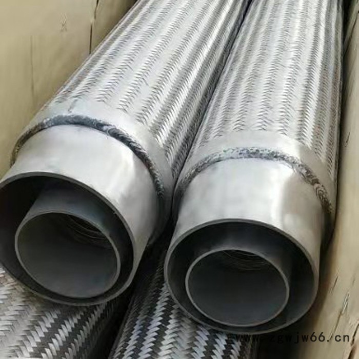 博通 不锈钢快装接头金属软管 卡箍式金属波纹管 钢丝编织网软管图5