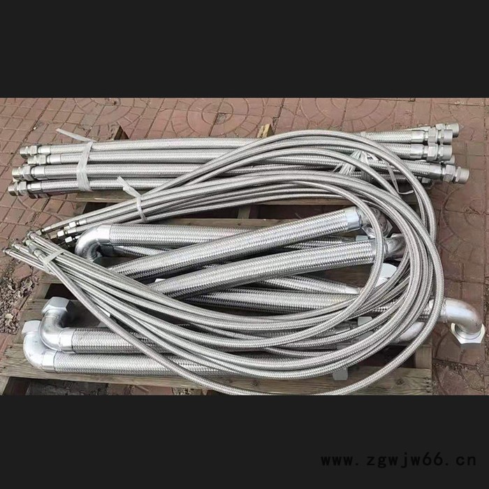 博通 不锈钢快装接头金属软管 卡箍式金属波纹管 钢丝编织网软管图3