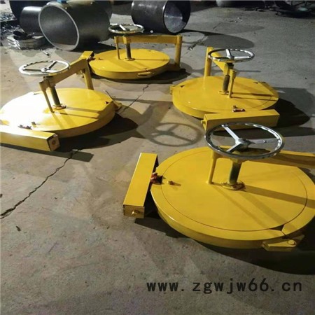 淼东 快开盲板 快开盲板厂家卡箍式盲板 锁环式盲板燃气管道专用图5