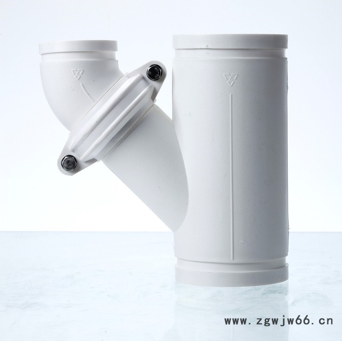 HDPE沟槽式静音排水管卡箍连接 HDPE压盖柔性承插式静音排水管 逸通hdpe静音管 HDPE静音排水管图4