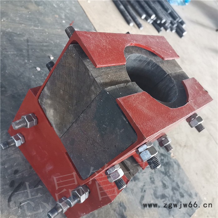 保冷管道管托 卡箍型滑动管托 管托  架空隔热滑动管托 志昂厂家图5