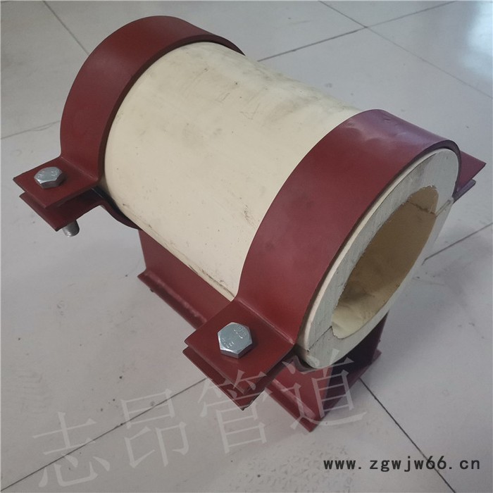 保冷管道管托 卡箍型滑动管托 管托  架空隔热滑动管托 志昂厂家图4