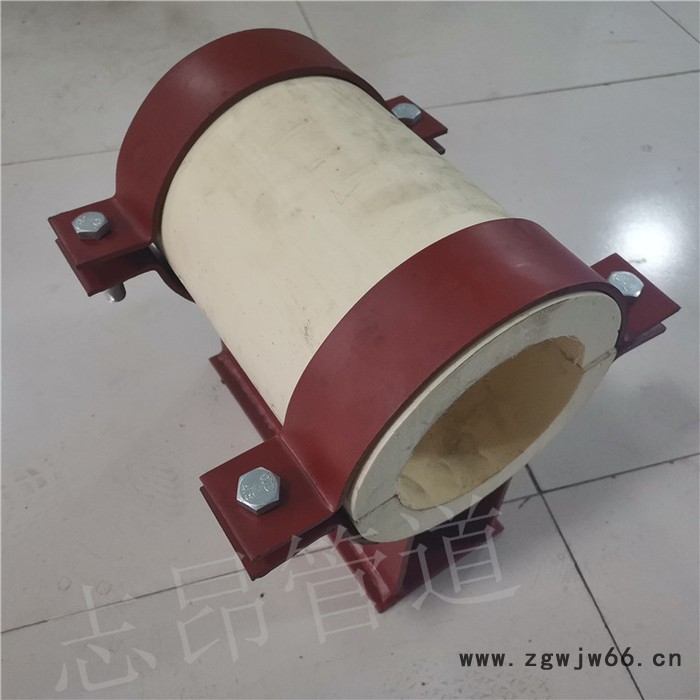 保冷管道管托 卡箍型滑动管托 管托  架空隔热滑动管托 志昂厂家图2