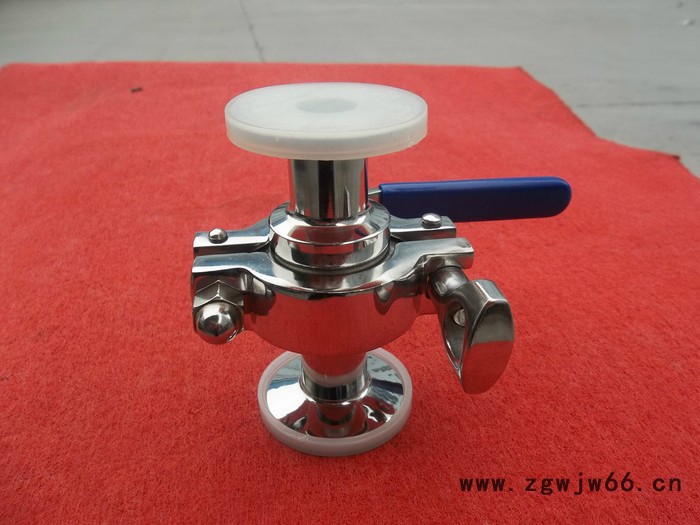 沪工阀门卫304卫生级无滞留球阀 快装卡箍式球阀 不锈钢无积水球阀