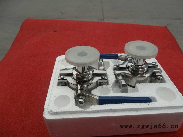 沪工阀门卫304卫生级无滞留球阀 快装卡箍式球阀 不锈钢无积水球阀图2