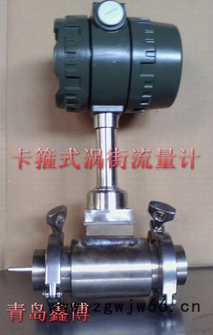 山东涡街流量计，多种类涡街流量计，法兰卡装/螺纹式/卡箍式/法兰式涡街流量计图5