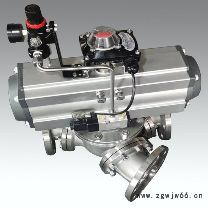 宣久DN50气动快装三通阀 不锈钢卡箍三通换向阀 卫生级三通阀 食品级三通换向阀 快装三通分路阀图2