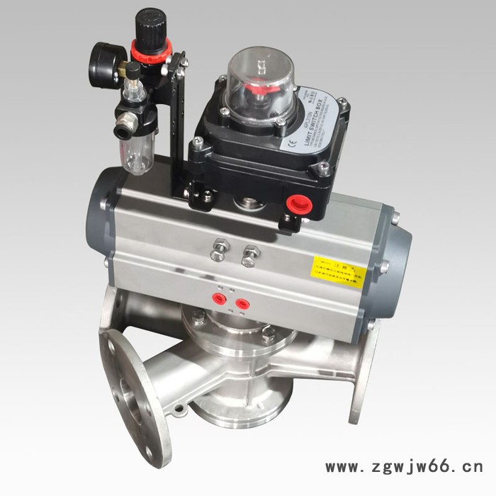 宣久DN50气动快装三通阀 不锈钢卡箍三通换向阀 卫生级三通阀 食品级三通换向阀 快装三通分路阀图6