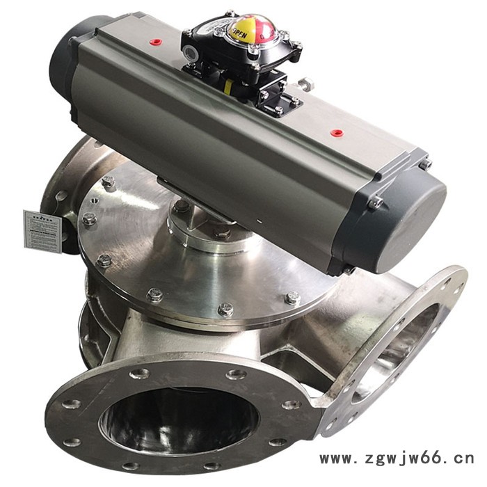 宣久DN50气动快装三通阀 不锈钢卡箍三通换向阀 卫生级三通阀 食品级三通换向阀 快装三通分路阀图4