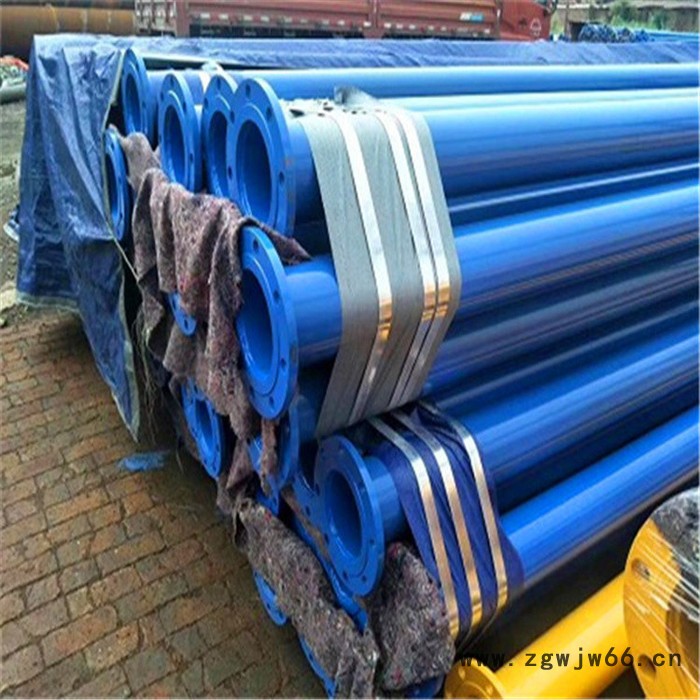 426*12 内外环氧粉末涂塑钢管 环氧涂塑钢管 外pe内ep涂塑钢管 卡箍连接涂塑钢管图6