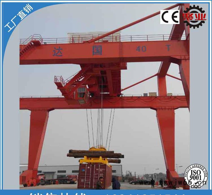直销**桥式、单梁双梁、门座式起重机、集装箱吊钩两用门吊图3