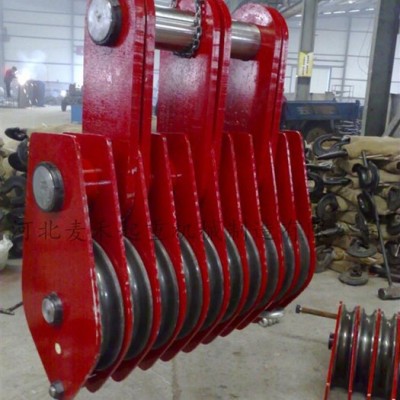 多轮吊环起重滑车3轮滑轮组 多轮滑车组 闭口吊环滑车 吊钩滑