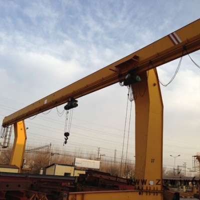 供应全国质保16/3.2t~18m L型单梁吊钩龙门起重机 门式起重机