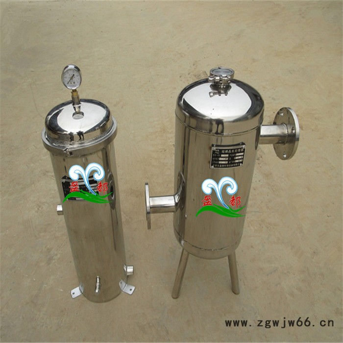 德州DN50精密过滤器 卡箍式袋式过滤器 固液分离不锈钢过滤器图2