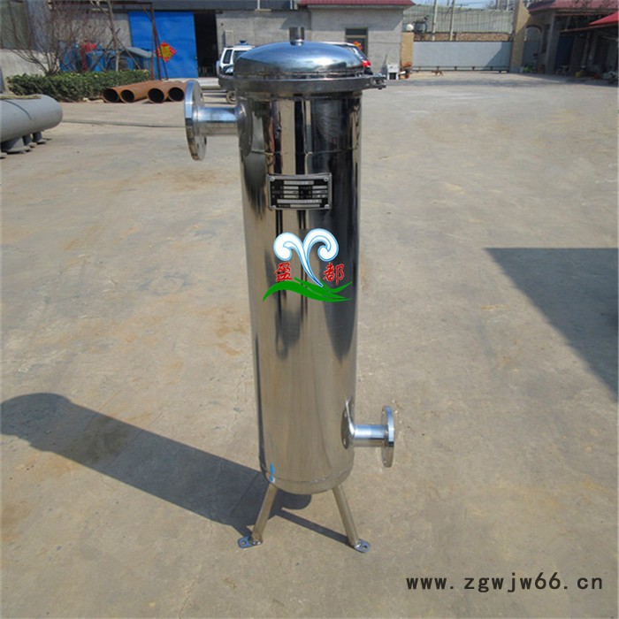 德州DN50精密过滤器 卡箍式袋式过滤器 固液分离不锈钢过滤器图3