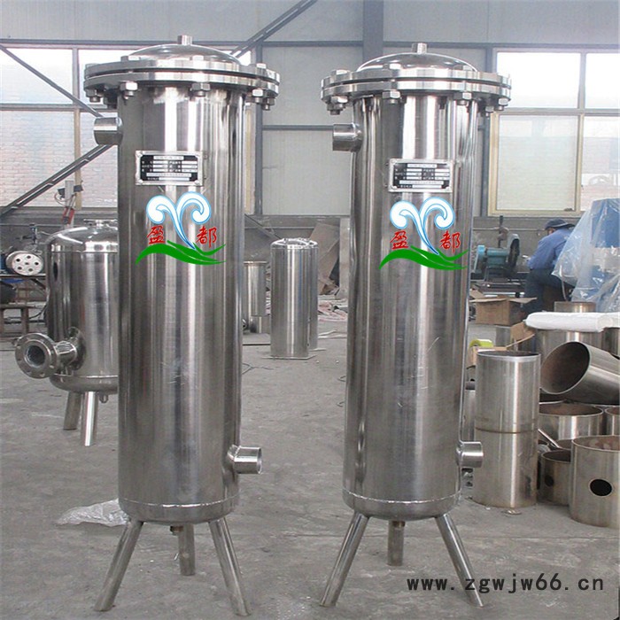德州DN50精密过滤器 卡箍式袋式过滤器 固液分离不锈钢过滤器图6