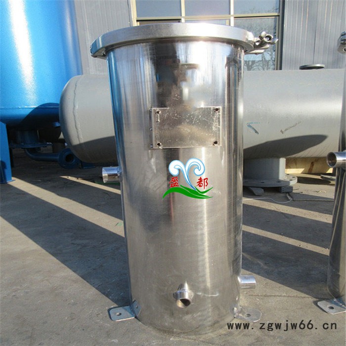 德州DN50精密过滤器 卡箍式袋式过滤器 固液分离不锈钢过滤器图5