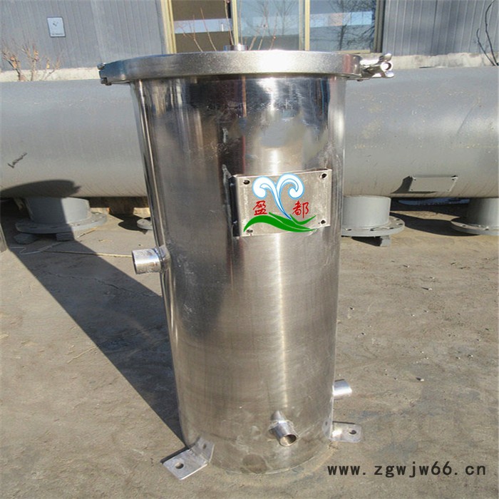 德州DN50精密过滤器 卡箍式袋式过滤器 固液分离不锈钢过滤器图7