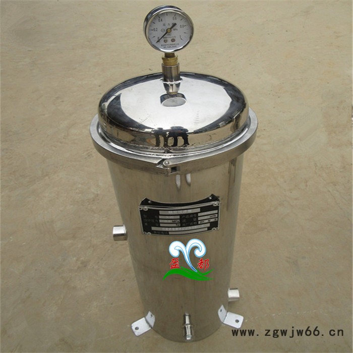 德州DN50精密过滤器 卡箍式袋式过滤器 固液分离不锈钢过滤器图4