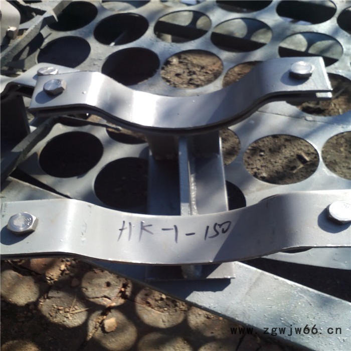 齐鑫GT-1 止推管托 固定管托 卡箍型滑动管托 化工厂配件图2