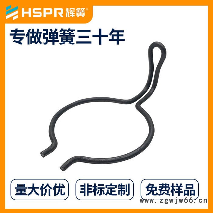 厂家现货批发大量供应卡簧 油管卡簧卡箍 喉箍加工定做扭转弹簧图8