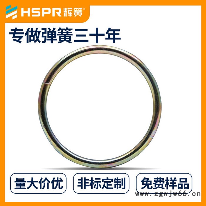 厂家现货批发大量供应卡簧 油管卡簧卡箍 喉箍加工定做扭转弹簧图2