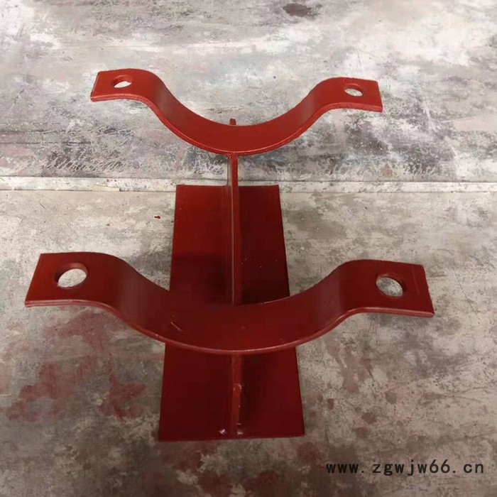 室内管道支吊架 卡箍管道支座 固定管道支座 室外热力管道支座 滑动管托 价格合适图5