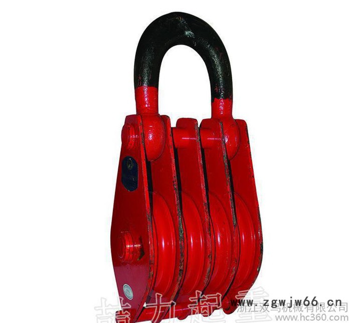 5T3轮吊钩式单轮起重滑车滑轮图2