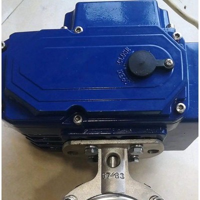 开维喜阀门电动卫生级卡箍蝶阀 D981X-16P食品级电动蝶阀 快装蝶阀