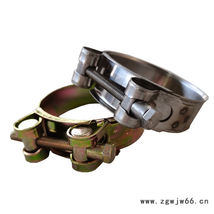 佰冠兴镀锌强力卡镀彩锌抱箍管卡 料线管束喉箍 加强卡箍 支持定制