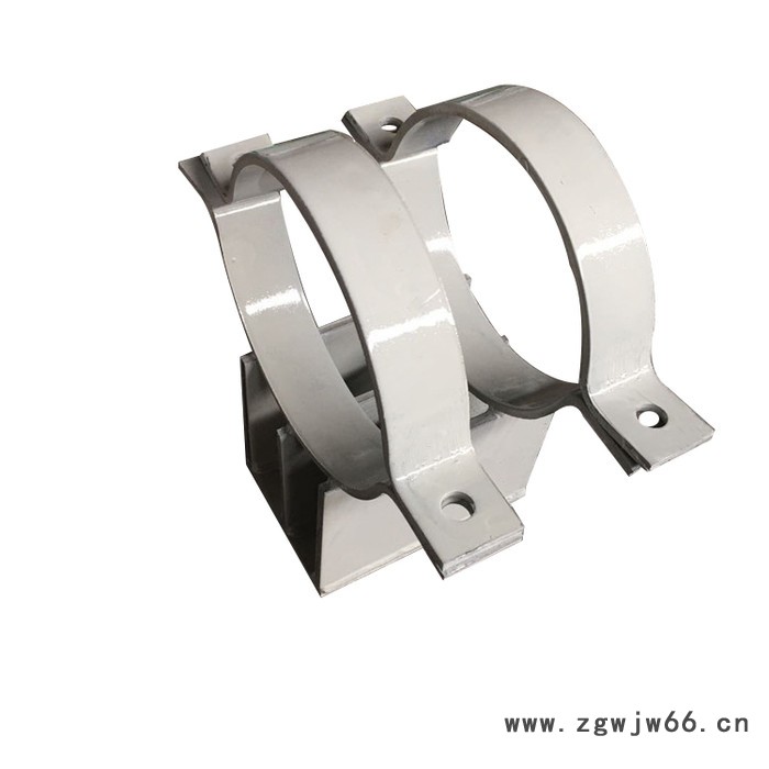 齐鑫DN250 滑动管托 卡箍型滑动管托 固定滑动管托  西北火力发电厂汽水管道支吊架图3