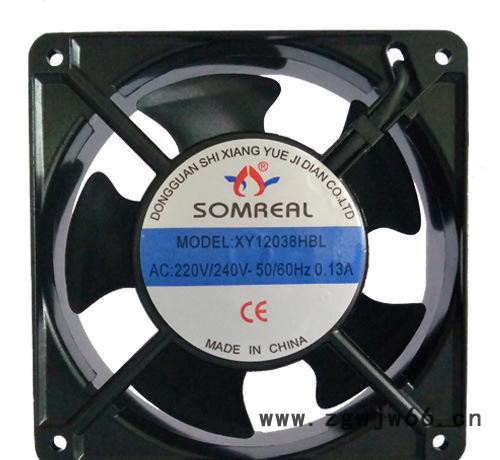 直销XY12038HBL 进口NMB滚珠 110V220V380V 高端AC散热风扇 滚珠散热风扇图2