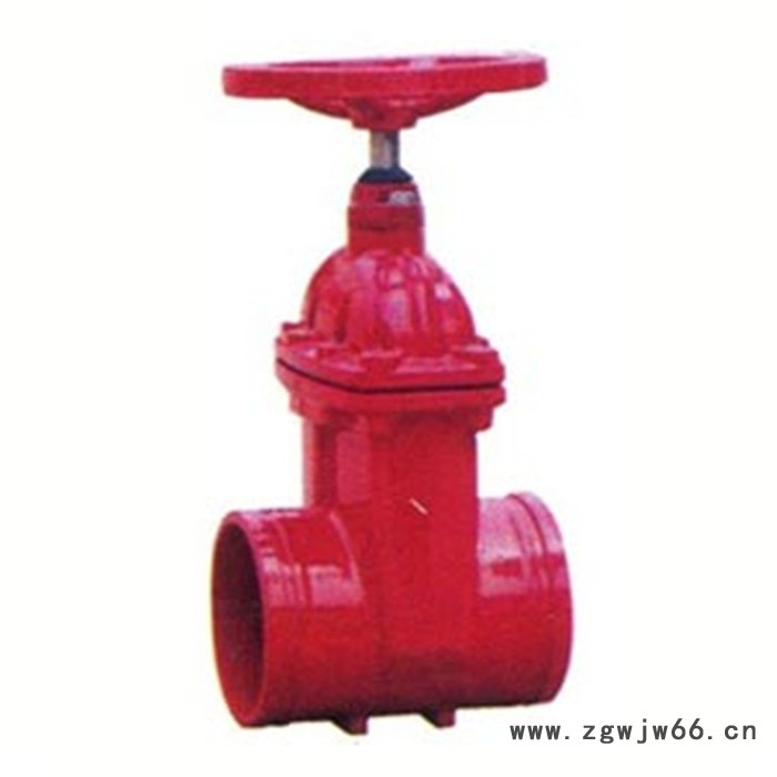 沟槽式暗杆软密封法兰闸阀Z85X16Q 上海良工沟槽卡箍法兰闸阀门