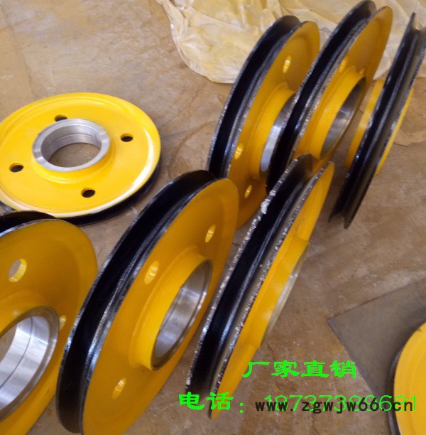 100t轧制滑轮组 龙门吊滑轮组 起重机滑轮片 电动葫芦滑轮组 抓斗定滑轮 吊钩组动滑轮 导向轮图2