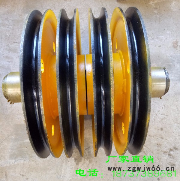 100t轧制滑轮组 龙门吊滑轮组 起重机滑轮片 电动葫芦滑轮组 抓斗定滑轮 吊钩组动滑轮 导向轮图3