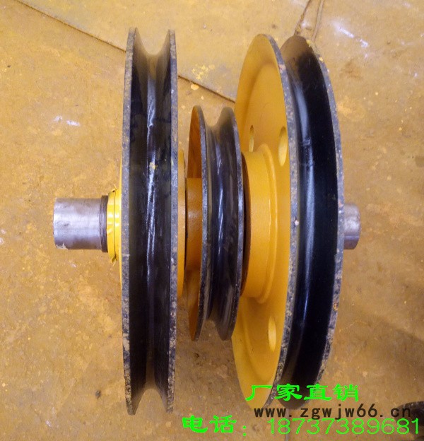 100t轧制滑轮组 龙门吊滑轮组 起重机滑轮片 电动葫芦滑轮组 抓斗定滑轮 吊钩组动滑轮 导向轮图5