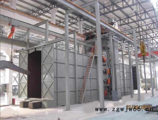 青岛施力克Q37系列吊钩通过式抛丸清理机图2