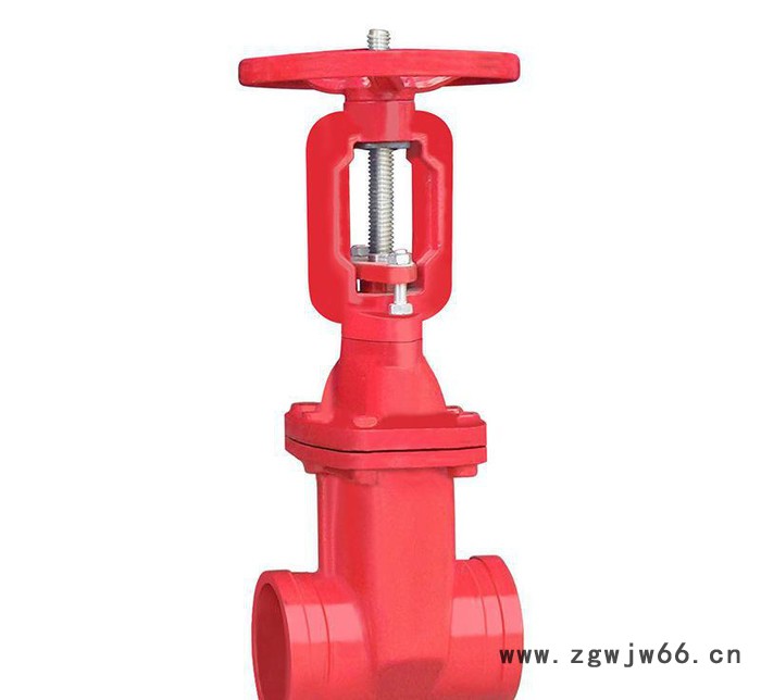 消防卡箍明杆闸阀 手动闸阀 明杆闸阀 法兰闸阀图3