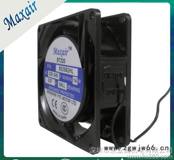 空气调节设备 8025B2HL 交流双滚珠散热风机图3