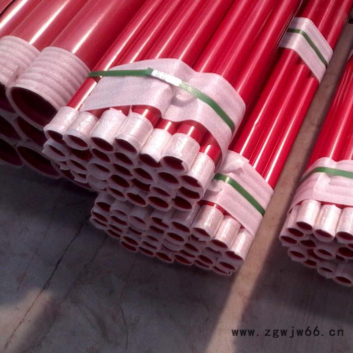 阳泉消防喷淋系统用内外涂塑无缝钢管案例  卡箍连接涂塑无缝钢管连接方式  红色消防涂塑无缝钢管价格图7