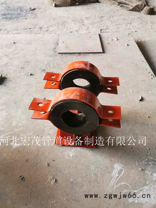 厂家供应聚氨酯保冷管托 红松木保冷管托  卡箍型滑动管托 欢迎咨询图5