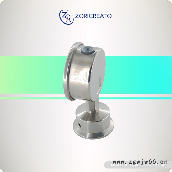 ZORICREATO/卓然天工 PTNP-98HF卫生型隔膜压力表 食品饮料医疗卫生型压力表 卫生型卡箍卡盘快装压力表图4