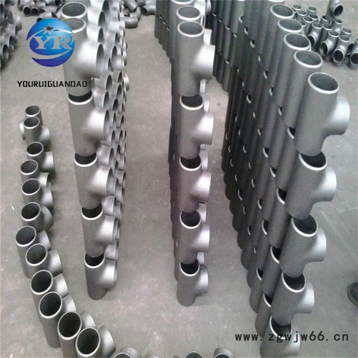 友瑞管道厂家供应 卫生级快装三通 304不锈钢卡箍式卡盘 真空快装三通 变径三通图2