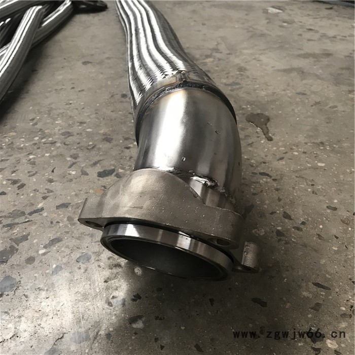 万宇金属软管 卡箍式金属软管 镀锌金属软管  金属软管 金属软管管坯 镀锌法兰金属软管图6