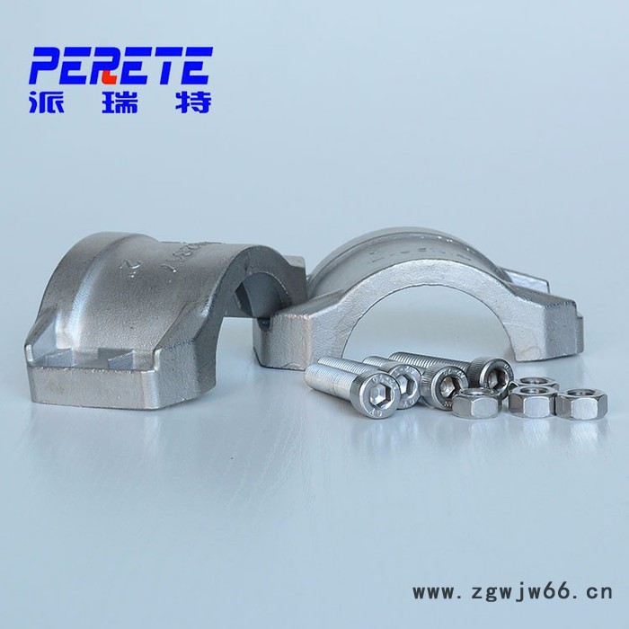 DIN2817标准两片对夹抱箍 不锈钢安全抱箍 可拆卸安全卡图3
