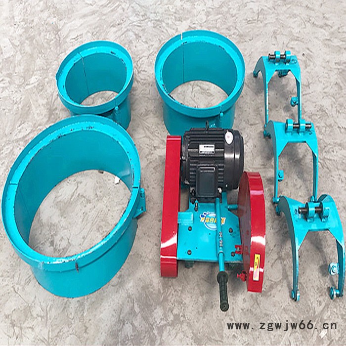 电动抱箍滑轮切桩机 混凝土空心柱子切割机 卡箍管子锯桩切割机图4