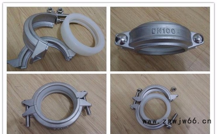 不锈钢沟槽拷贝林卡箍 不锈钢卡箍图1