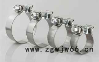 O型卡箍排气管卡箍 排气管连接  耐高温 卡箍 304不锈钢卡箍  强劲的加紧力 拆卸简单 可反复使用图3