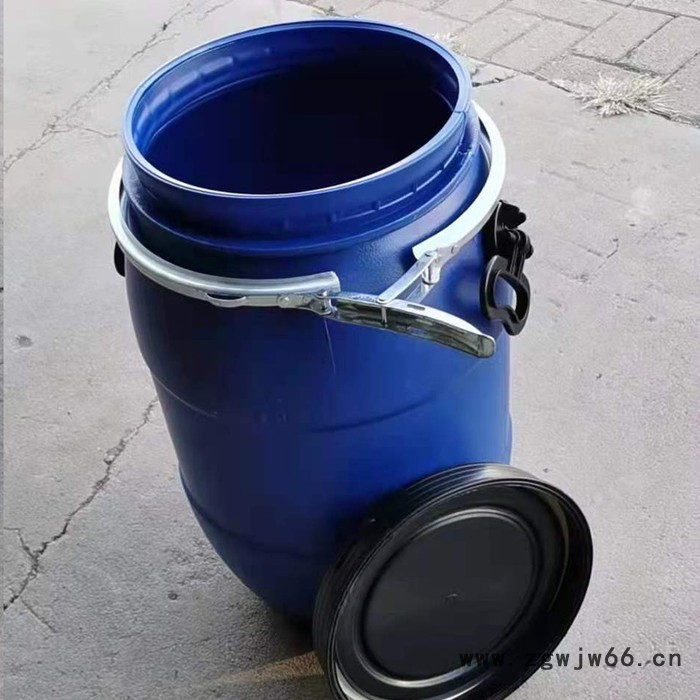 百福   抱箍桶厂家 50升塑料桶 60L法兰桶  抱箍桶图4