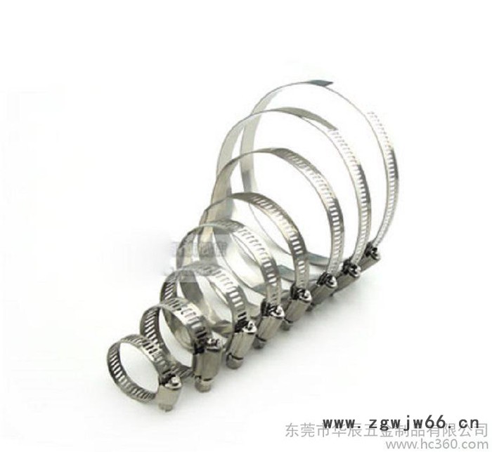 卡箍直销 201不锈钢喉箍强力卡箍抱箍美式125定制款非标定图2